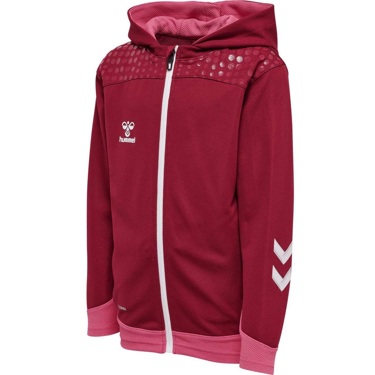 hummel Youth Lead Zip Poly Hoodie-1