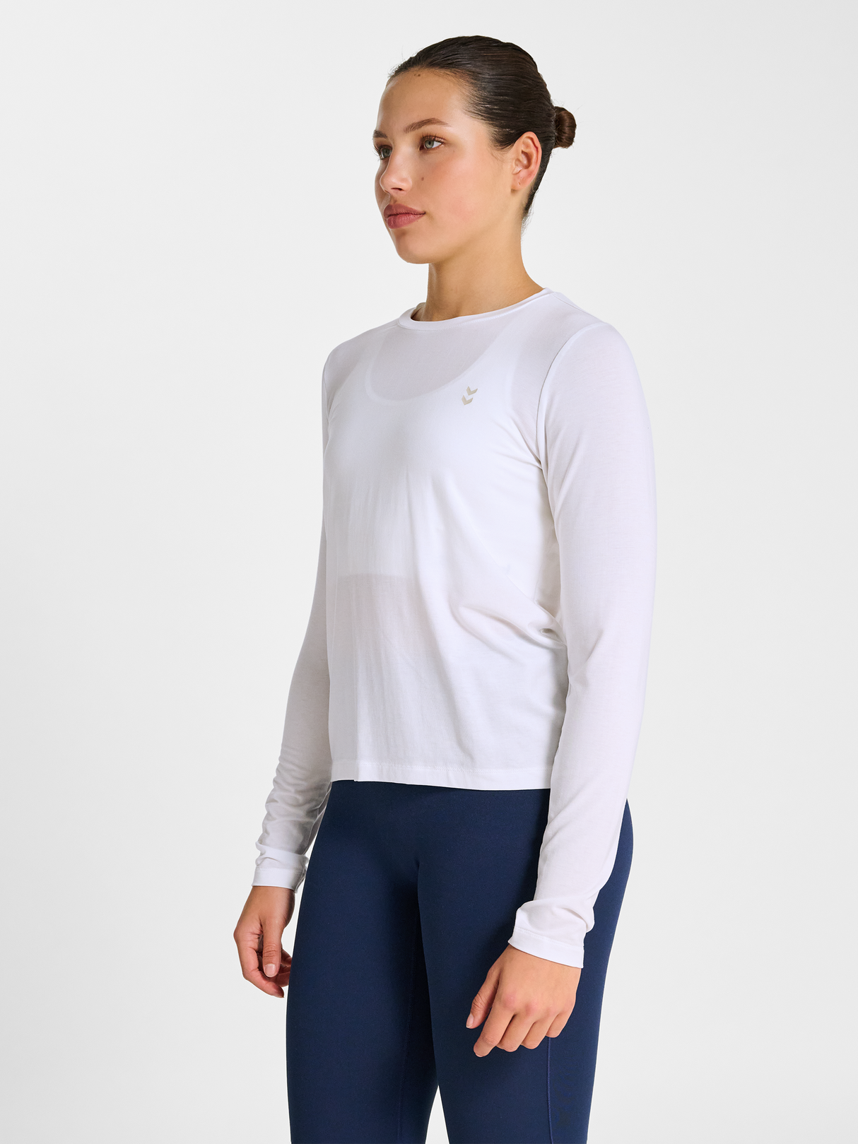 hummel Women's Yoga Soft Loose T-Shirt Long Sleeve-5