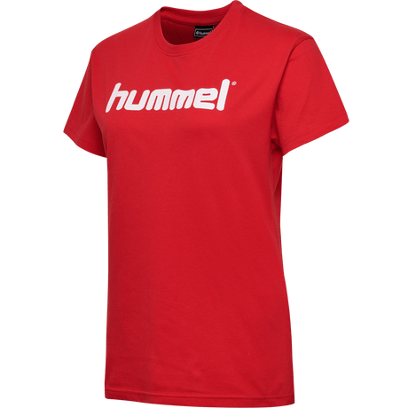 hummel Women's Go Cotton Logo T-Shirt Short Sleeve-1