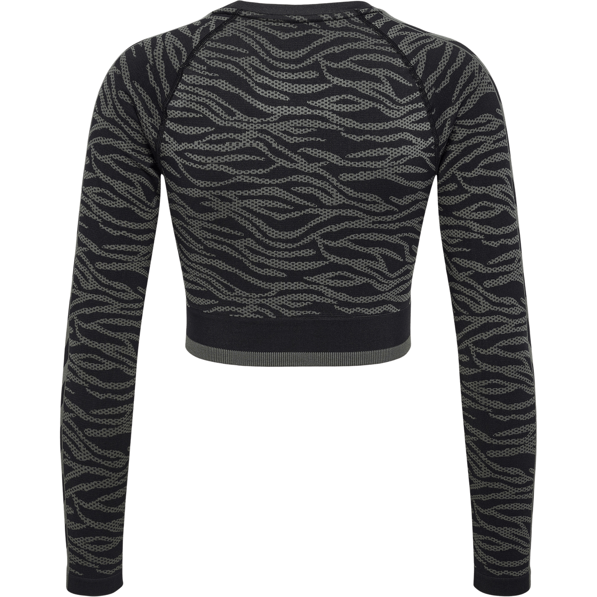 hummel Women's Mindful Training Saga Seamless Crop T-Shirt Long Sleeve-2