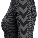 hummel Women's Mindful Training Saga Seamless Crop T-Shirt Long Sleeve-3
