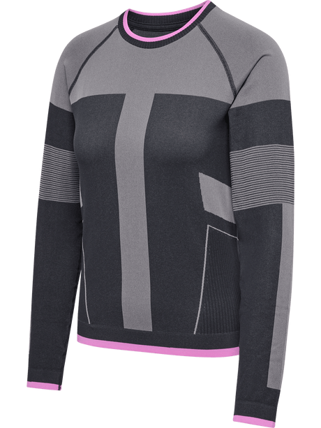 hummel Women's Seamless Tee Long Sleeve-1