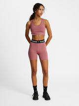hummel Women's Pulse Mid Waist Shorts Tights-6