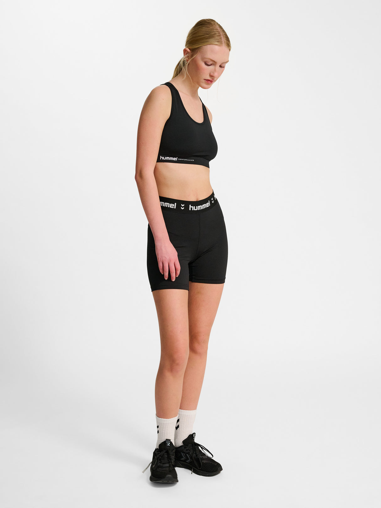 hummel Women's Pulse Mid Waist Shorts Tights-6