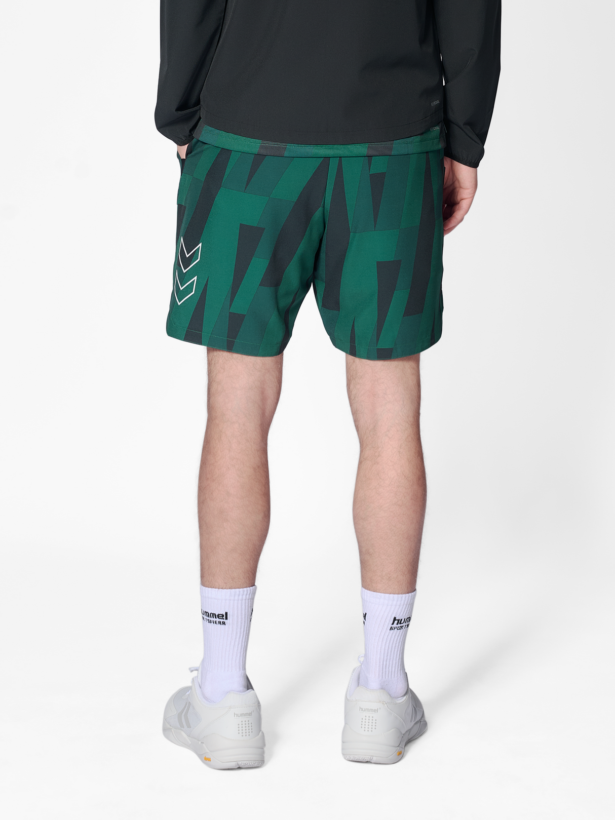 hummel Men's Court AOP Pocket Shorts-4