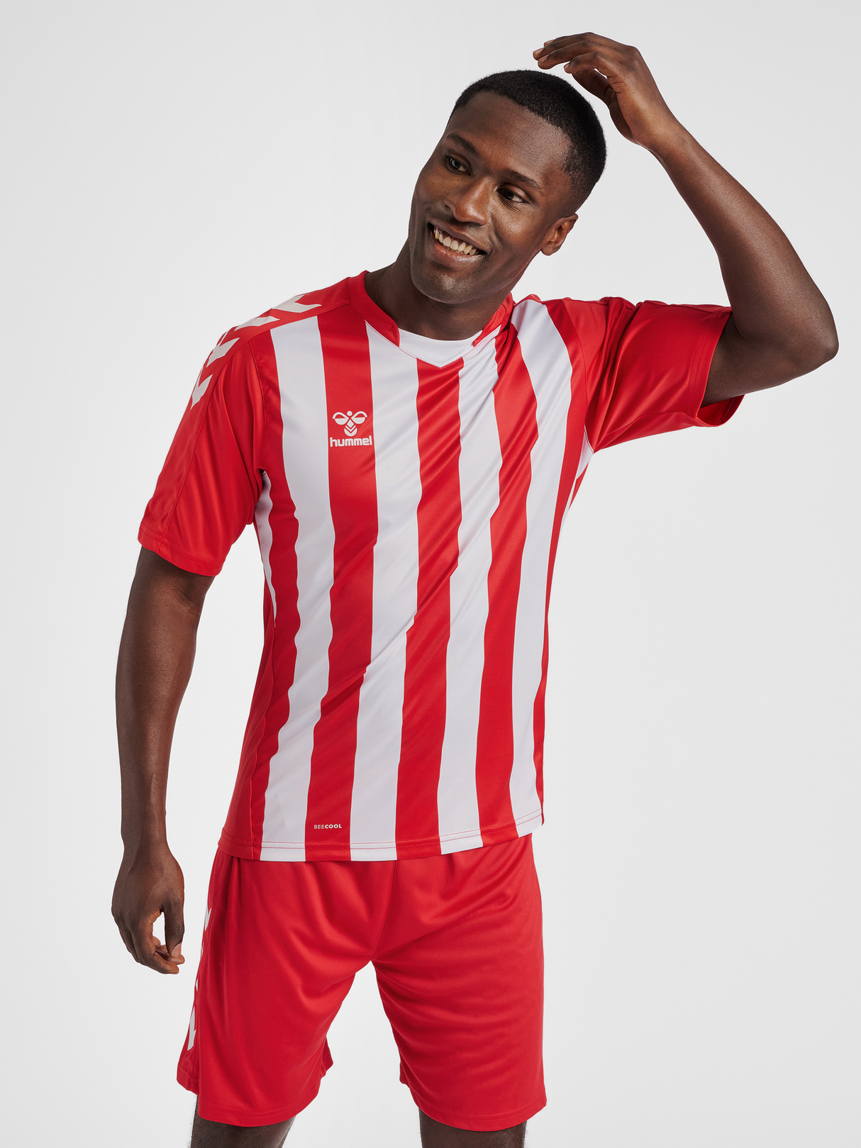 hummel Men's Core XK Striped Short Sleeve Jersey-5