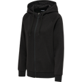 hummel Women's Red Classic Zip Hoodie-1