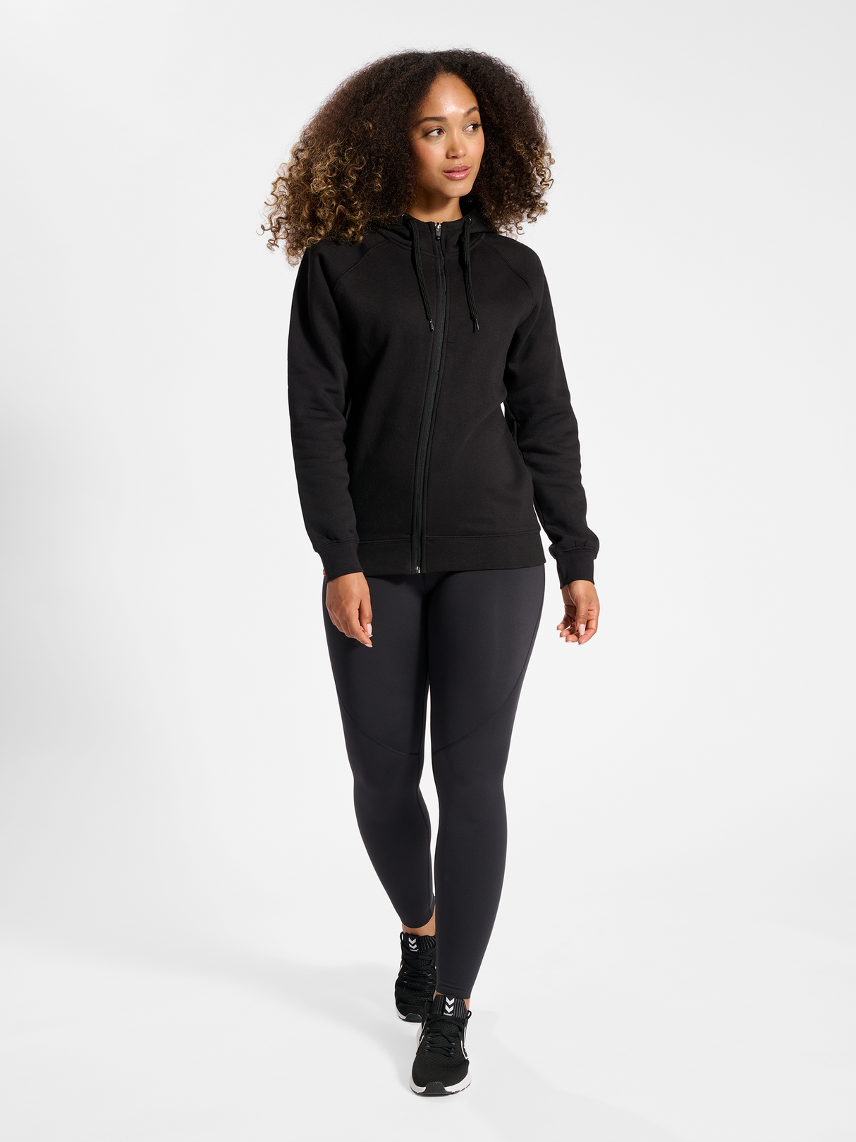 hummel Women's Red Classic Zip Hoodie-4