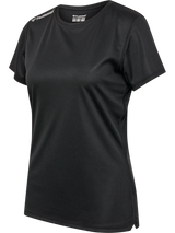 hummel Women's Run Short Sleeve Jersey-1