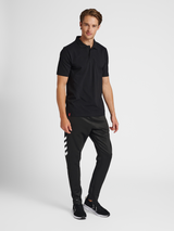hummel Men's Red Stretch Polo-4