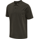 hummel Men's Red Stretch Polo-2