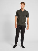 hummel Men's Red Stretch Polo-4