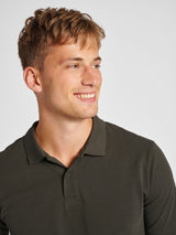 hummel Men's Red Stretch Polo-6