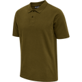 hummel Men's Red Stretch Polo-1