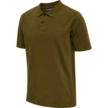 hummel Men's Red Stretch Polo-1