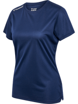 hummel Women's Run Short Sleeve Jersey-1