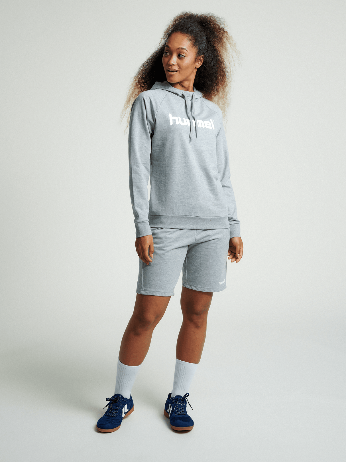 hummel Women's Go Cotton Logo Hoodie-4