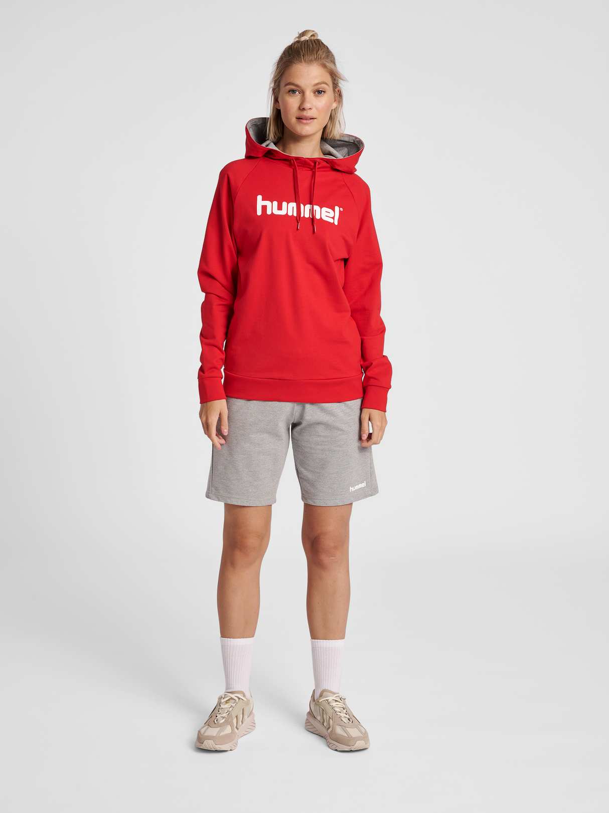 hummel Women's Go Cotton Logo Hoodie-4