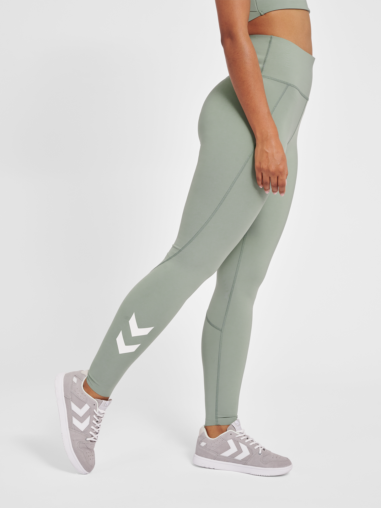 hummel Women's Mindful Training Grace High Waist Leggings-5