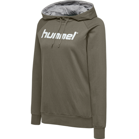 hummel Women's Go Cotton Logo Hoodie-1
