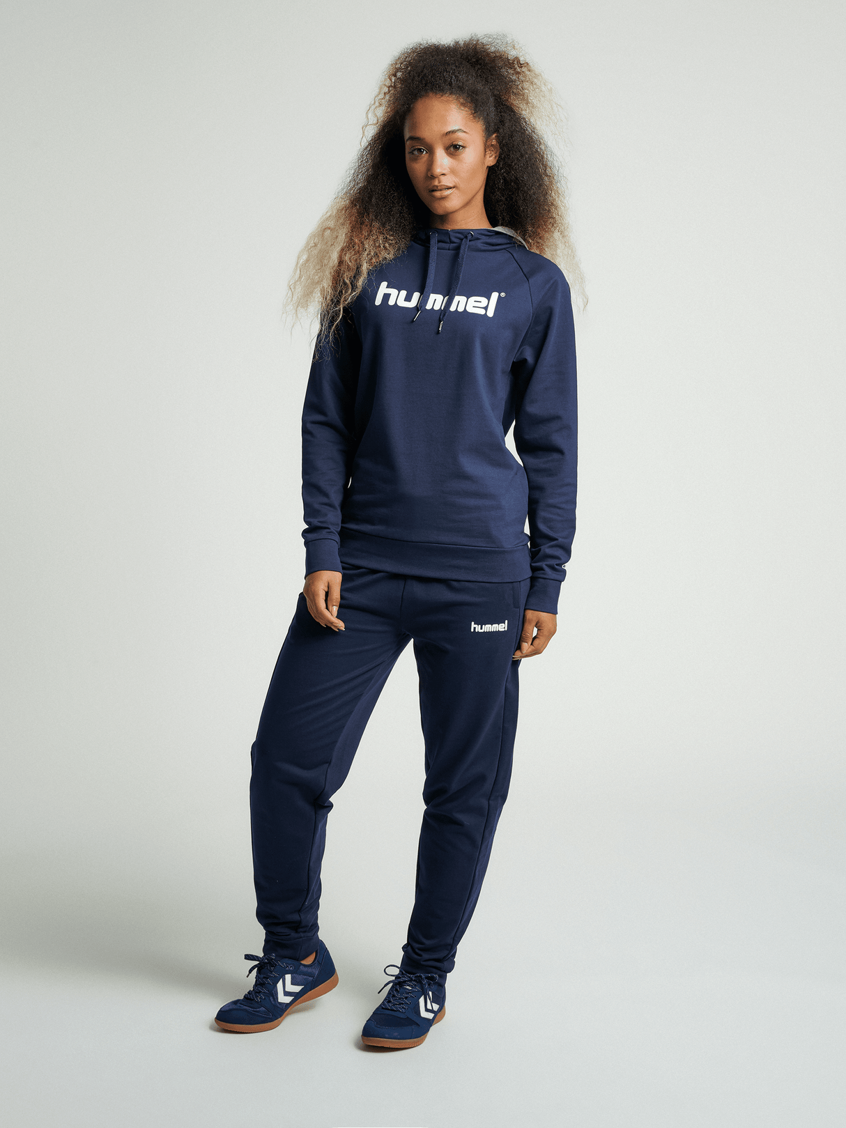hummel Women's Go Cotton Logo Hoodie-4