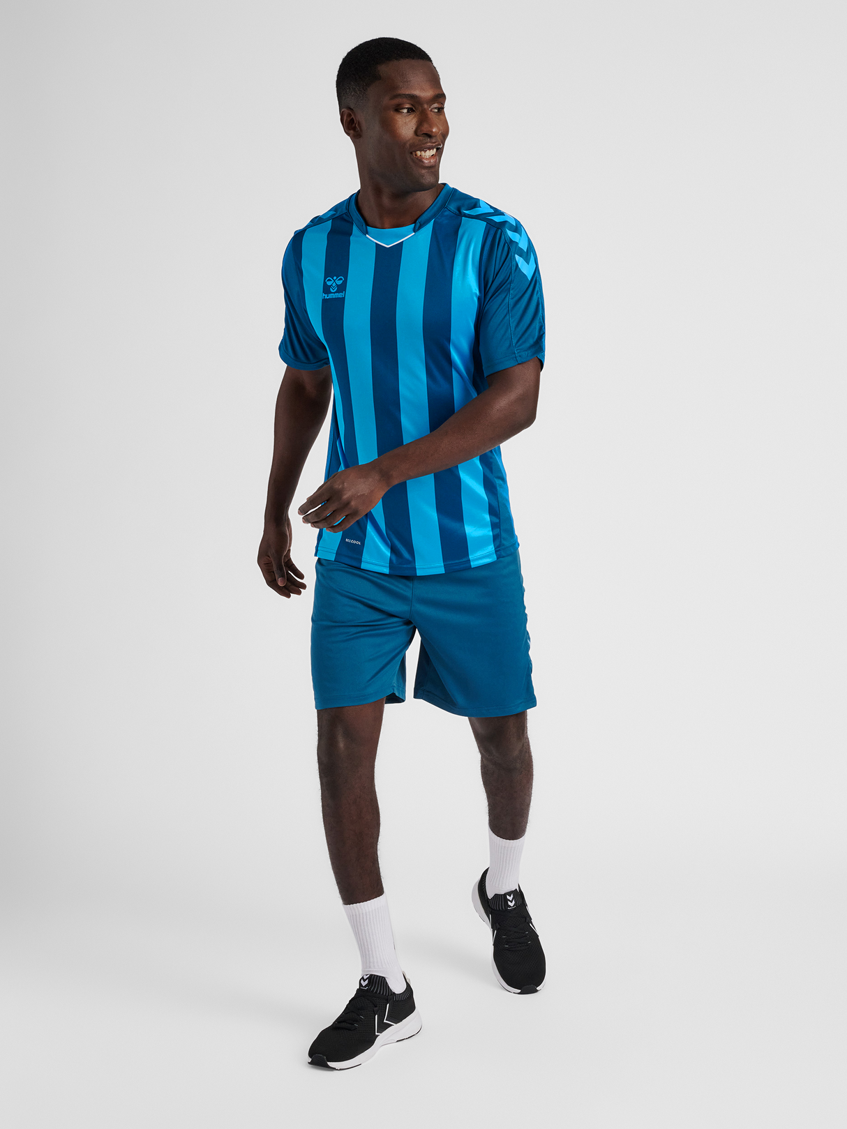 hummel Men's Core XK Striped Short Sleeve Jersey-4