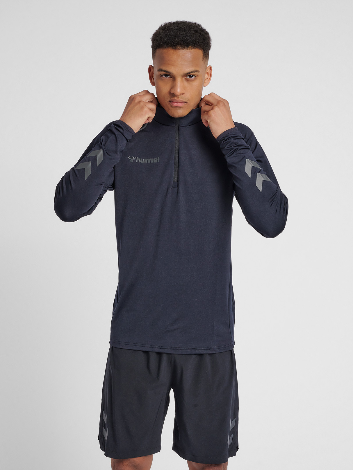 hummel Men's Authentic Pro Half Zip Sweatshirt-4