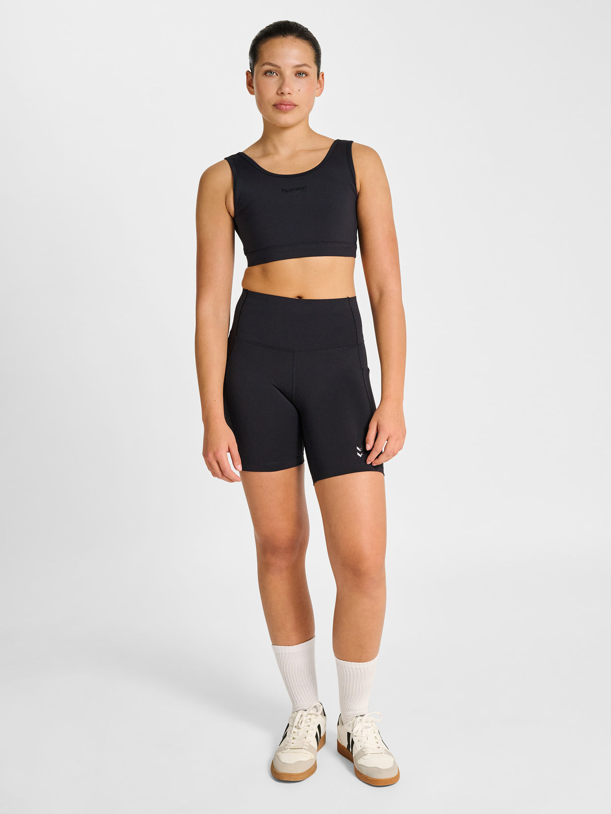 hummel Women's HIIT Intensity High Waist Shorts Tights-7