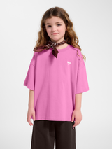 hummel Youth Silly Short Sleeve Boxy T-Shirt Solid-5