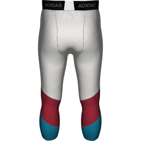 Adidas Three-Quarter Tight with Mesh Inserts League Outfitters