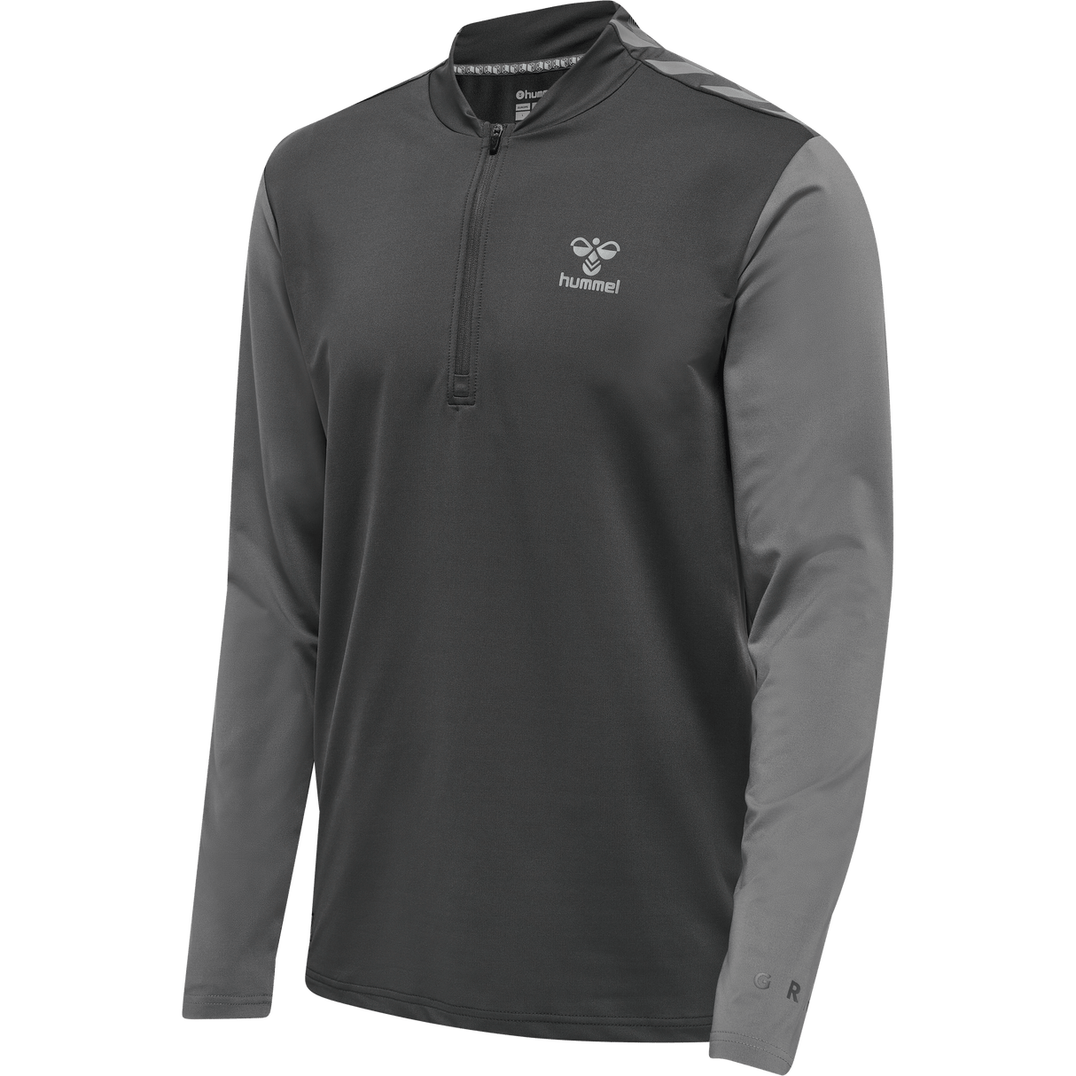 hummel Men's Pro Grid Half Zip Training Long Sleeve-1
