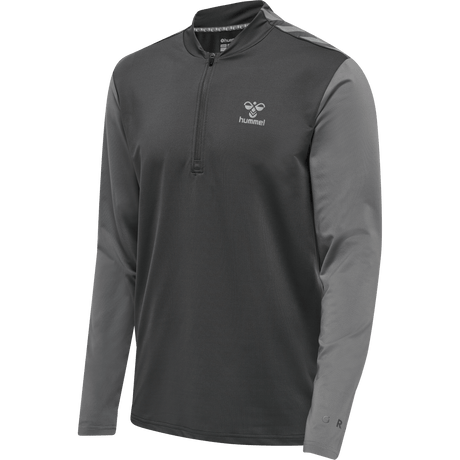 hummel Men's Pro Grid Half Zip Training Long Sleeve-1