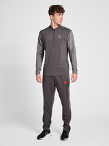 hummel Men's Pro Grid Half Zip Training Long Sleeve-4
