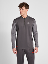 hummel Men's Pro Grid Half Zip Training Long Sleeve-5