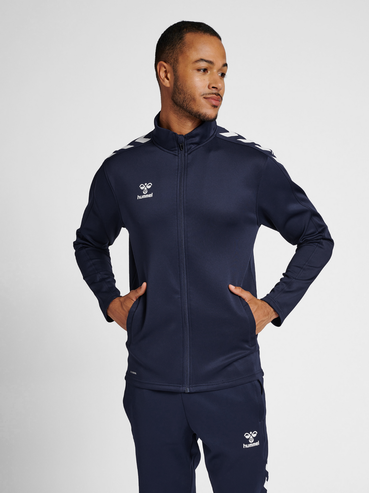 hummel Unisex Core XK Poly Zip Sweatshirt-5