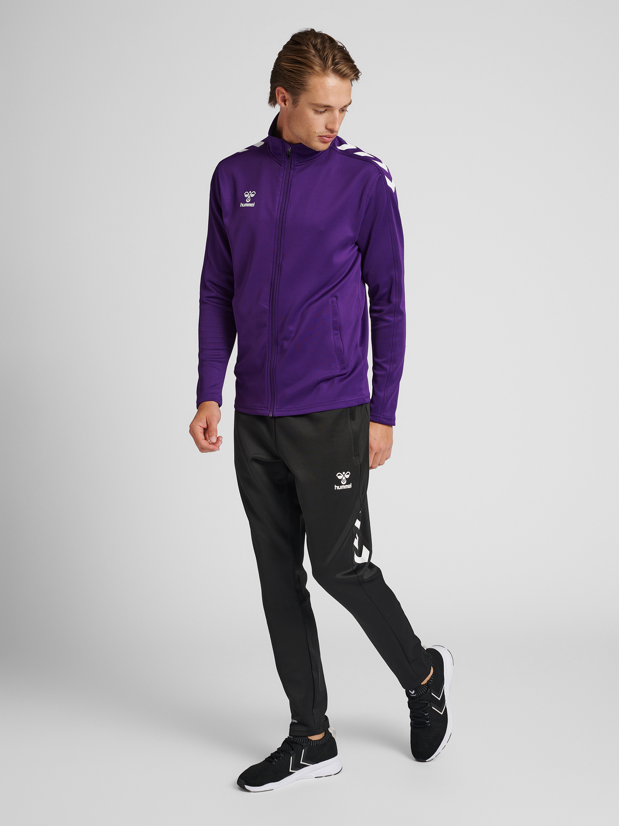 hummel Unisex Core XK Poly Zip Sweatshirt-4