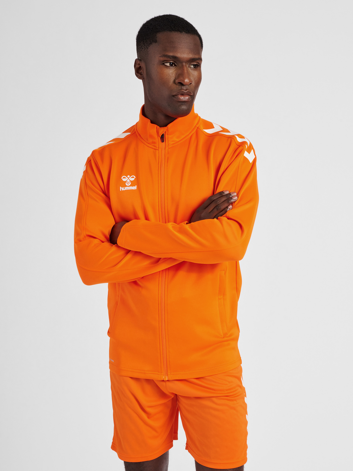 hummel Unisex Core XK Poly Zip Sweatshirt-5