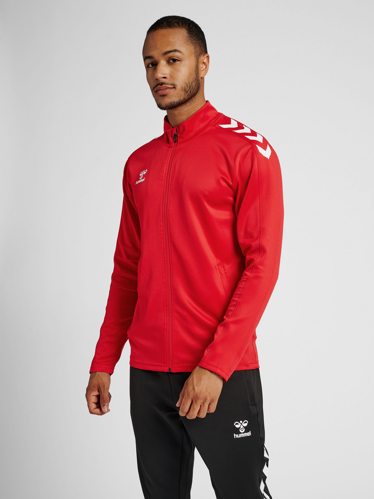 hummel Unisex Core XK Poly Zip Sweatshirt-5