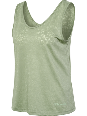 hummel Women's Mindful Training Light Burnout Tank Top-1