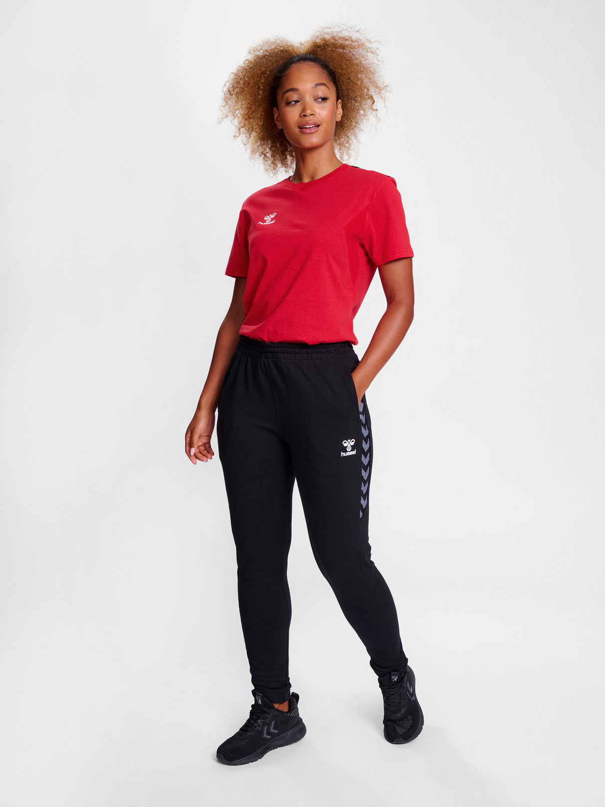 hummel Women's Authentic Cotton Short Sleeve T-Shirt-5