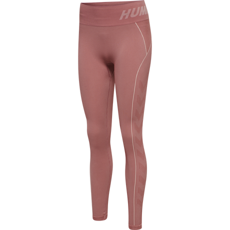 hummel Women's Training Essentials Christel Seamless Mid Waist Tights-1