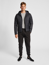 hummel Men's Red Quilted Hood Jacket-4