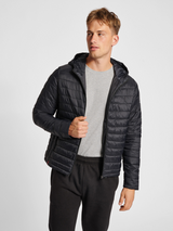 hummel Men's Red Quilted Hood Jacket-5