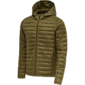 hummel Men's Red Quilted Hood Jacket-1