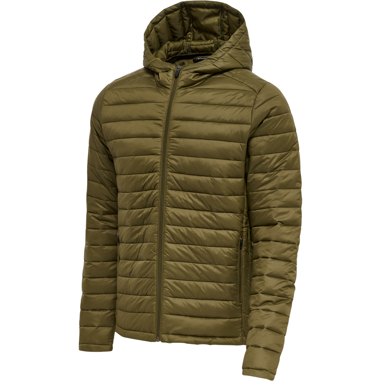 hummel Men's Red Quilted Hood Jacket-1