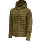 hummel Men's Red Quilted Hood Jacket-1