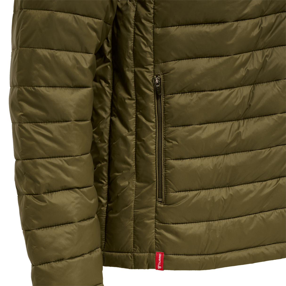 hummel Men's Red Quilted Hood Jacket-3