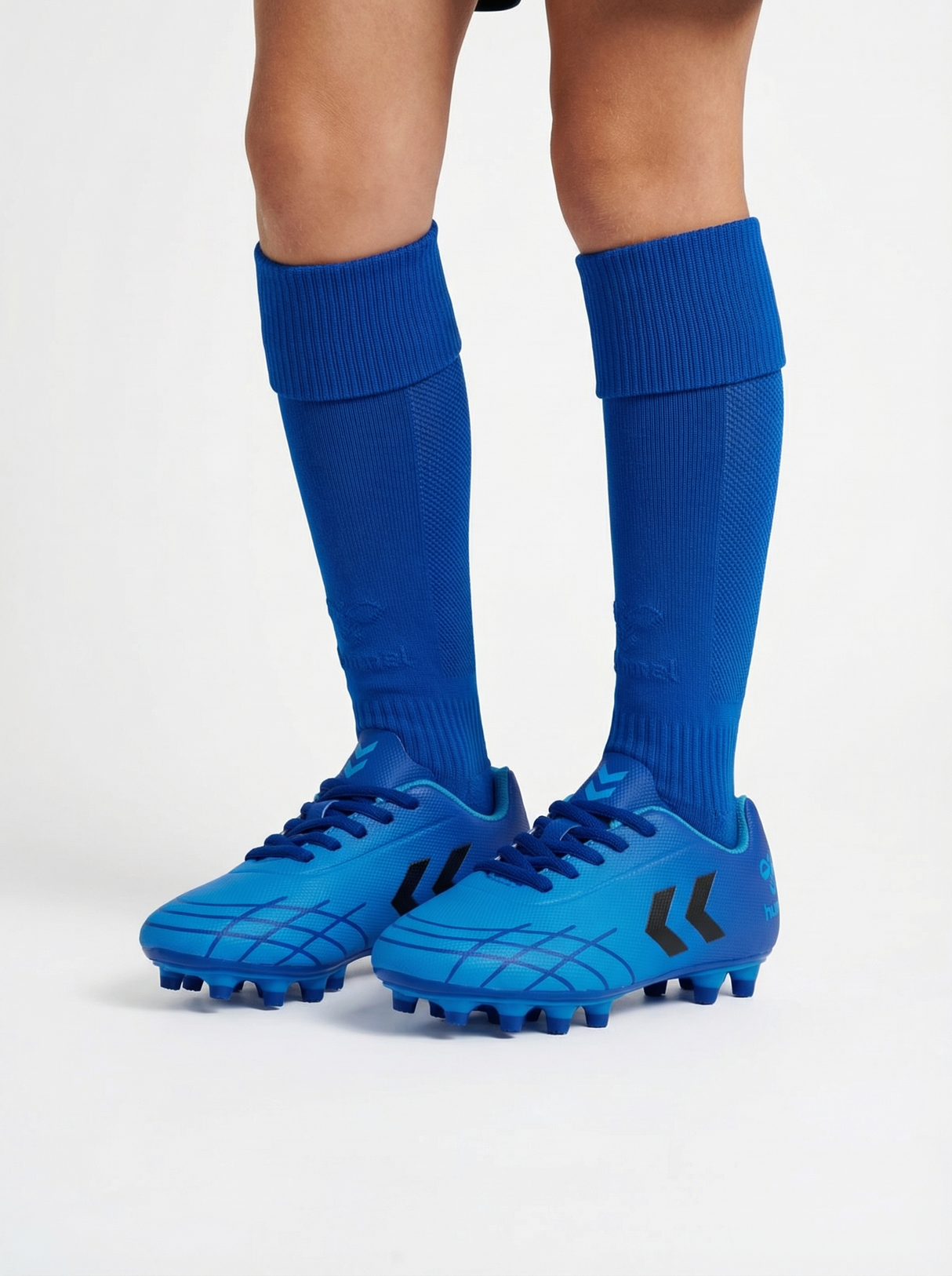 hummel Youth Top Star Firm Ground Low Cut Cleats-5