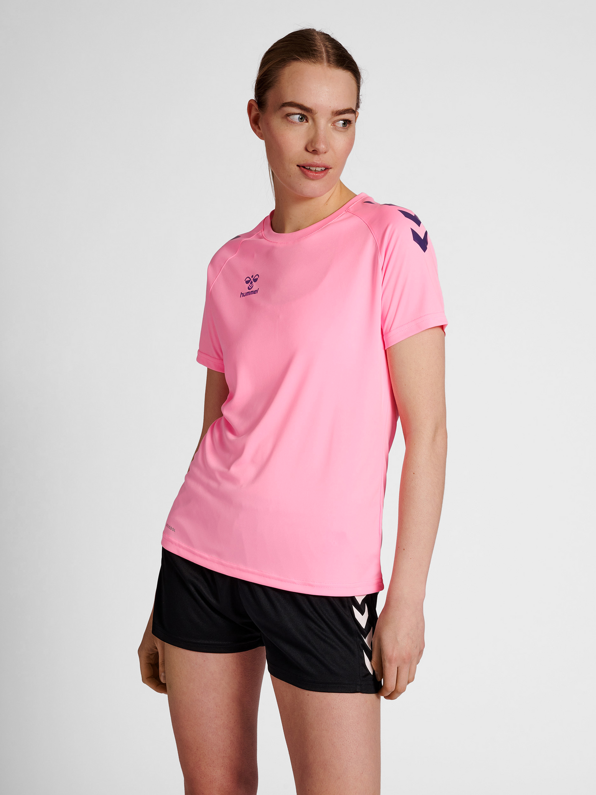 hummel Women's Core XK Core Poly Tee Short Sleeve-5