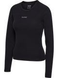 hummel Women's Foundation Rib Long Sleeve T-Shirt-1